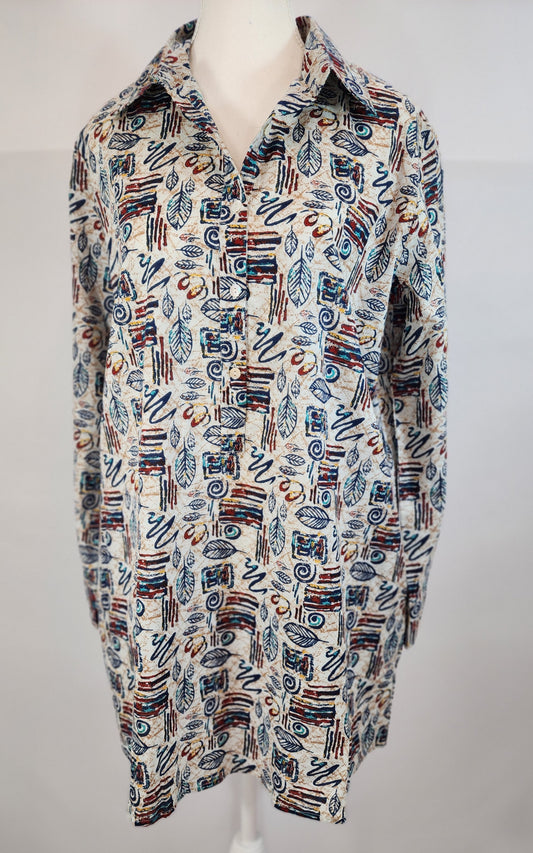 COLLARED SHIRT DRESS WITH POCKETS WITH SLIGHTLY LONGER BACK